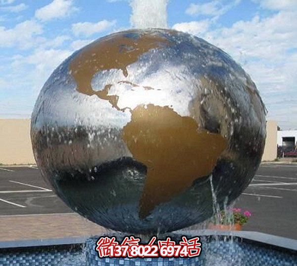 高品質(zhì)不銹鋼噴泉雕塑，裝點你的公園