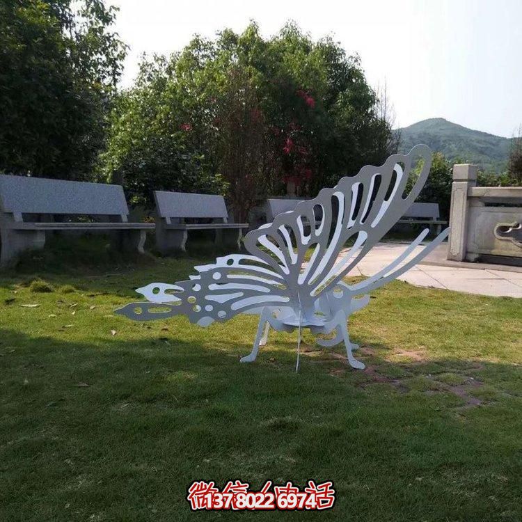 高級不銹鋼雕塑擺件，讓公園更加美麗