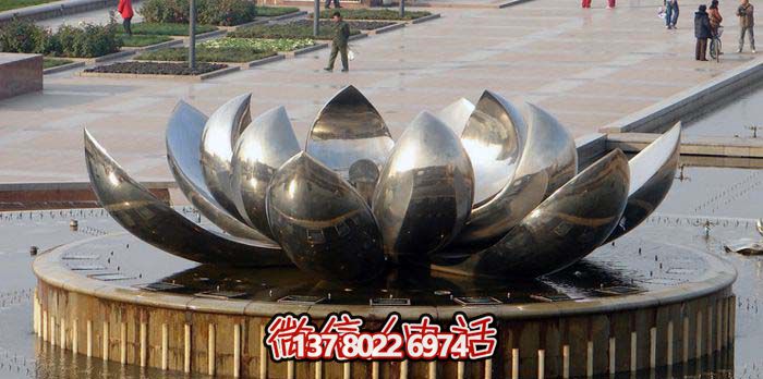 室外不銹鋼噴泉雕塑，讓廣場(chǎng)與公園更加美麗