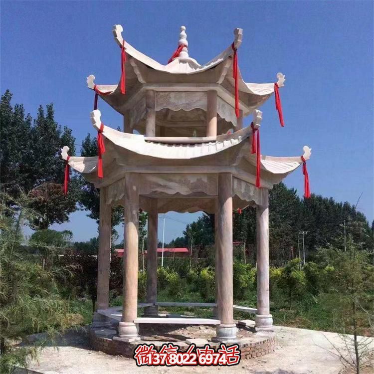 古典式園林雕塑，打造涼亭小區(qū)尊貴裝點
