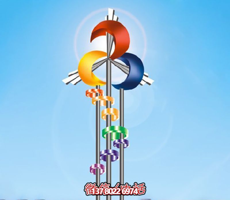 學(xué)校企業(yè)擺放抽象不銹鋼風車雕塑 學(xué)校企業(yè)擺放抽象不銹鋼風車雕塑